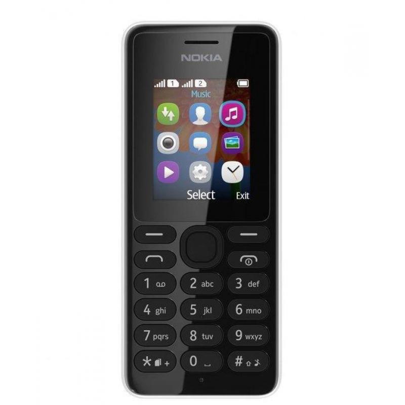 Nokia 108 - Telfort Prepaid - Zwart