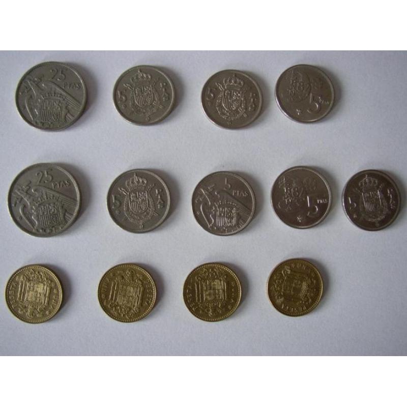 Spanje munten