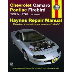 Chevrolet Camaro & Pontiac Firebird '93-'02 + vertaalboekje