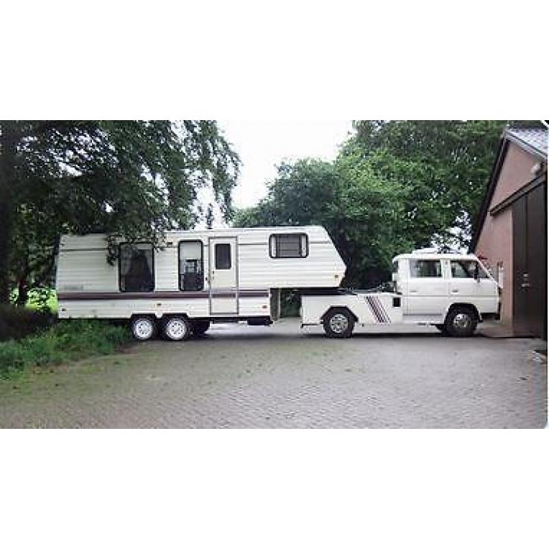 Originele Amerikaanse Caravan/Camper merk Gulfstream Innsbr