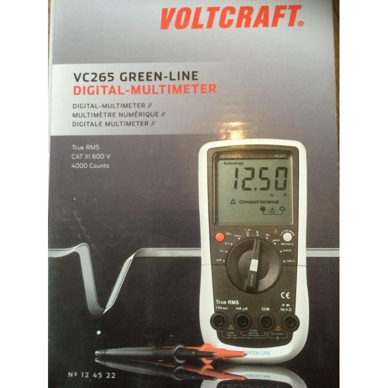 Multimeter voltcraft vc265 green-line
