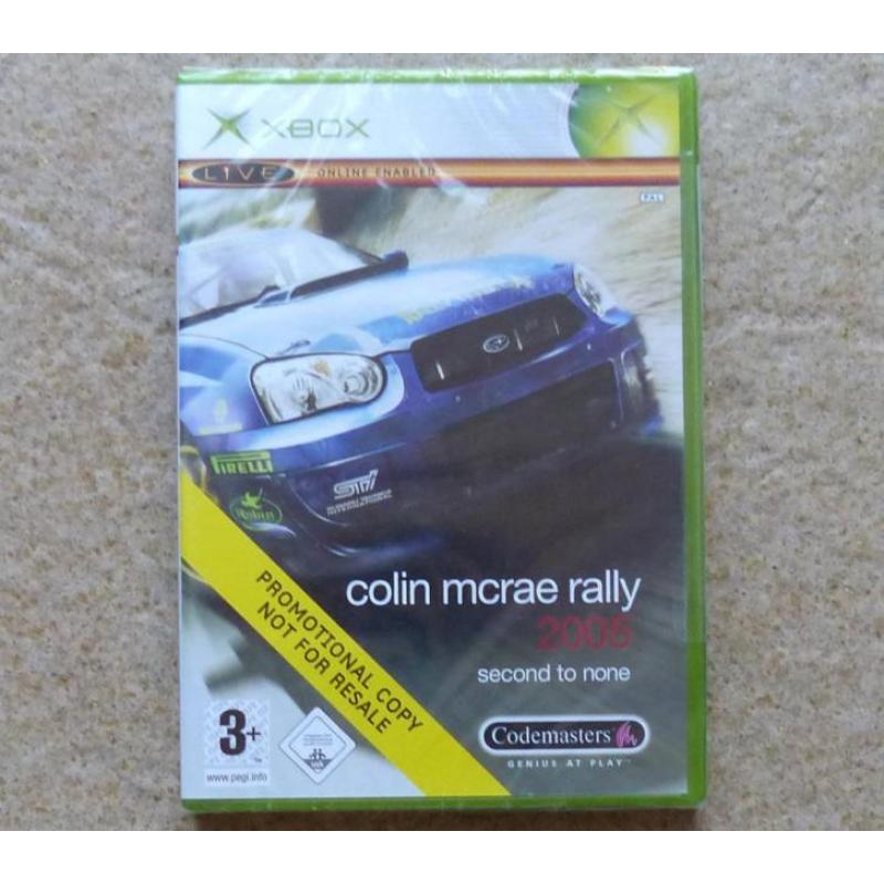 Xbox game Colin McRae rally 2005 nieuw in seal