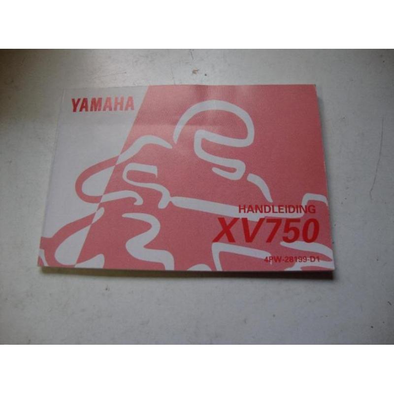 Yamaha XV750 Handleiding (origineel)