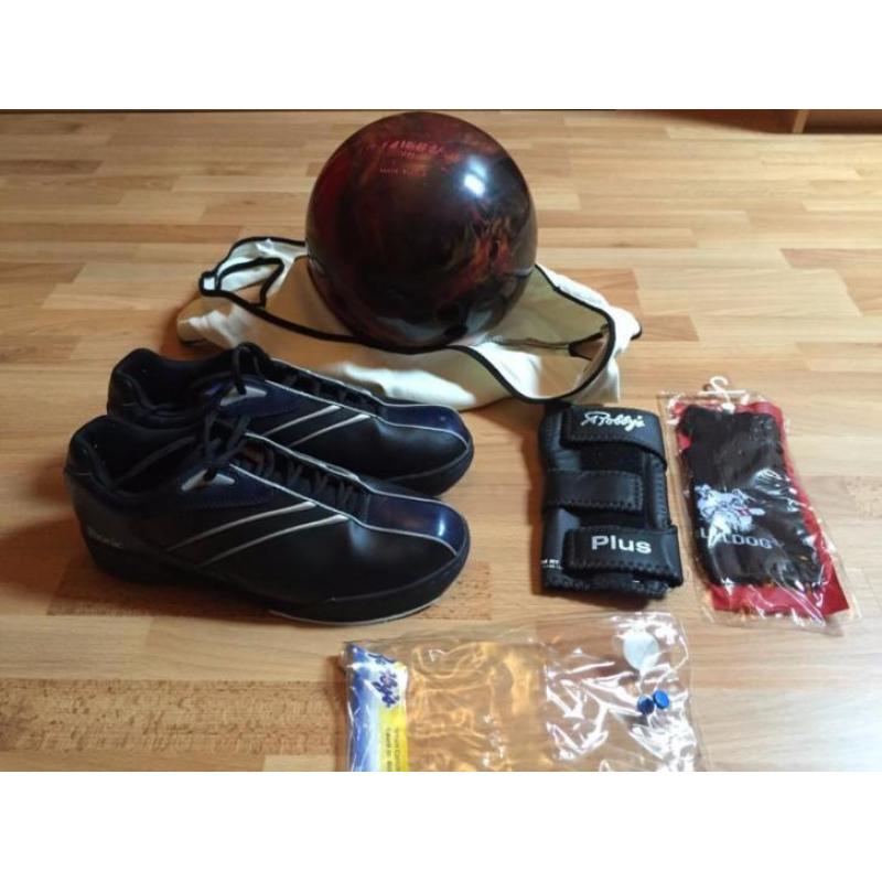 Bowlingbal, schoenen en accesoires