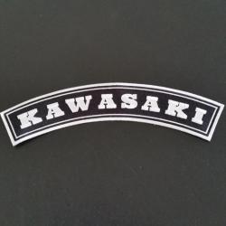 Kawasaki Rug Patch groot en Maltezer Skull Cross