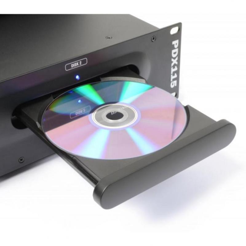 Dubbele CD Speler CD/SD/USB/MP3Power Dynamics PDX115