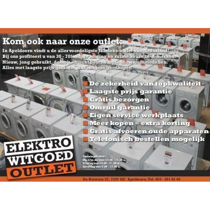 Jong gebruikte wasmachines met garantie prijzen vanaf €169,-