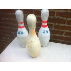 bowlingbalkegels retro zie foto