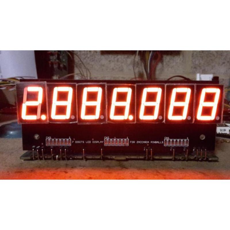 (SALES) Kit LED for Zaccaria pinball machines displays