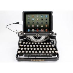 USB Typewriter Underwood Computer Keyboard iPad Stand
