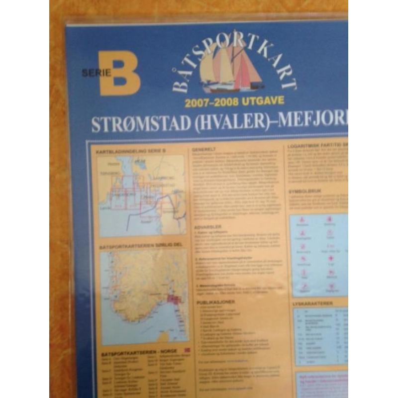 Twee zeekaartsets Noorwegen Z.O. tot Stromstad in Zweden