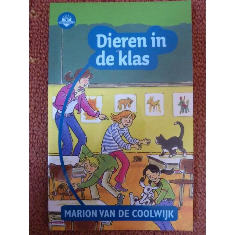 Dieren in de klas; leuk boek van marion van de coolwijk