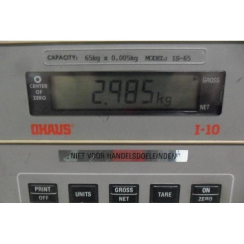 Digitale weegschaal 65kg tot 0,001kg nauwkeurig (a7)