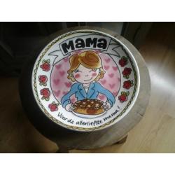 Nieuw bord + kom Blond Amsterdam "Mama"