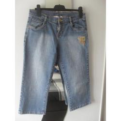 X-Mail Blauwe Jeans 3 Kwart maat 40