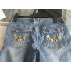 X-Mail Blauwe Jeans 3 Kwart maat 40