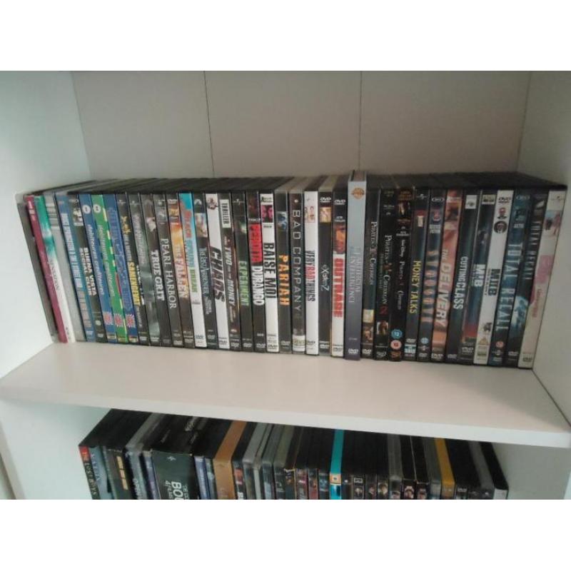 dvd partij 465 stuks diversen films,concerten,docu's