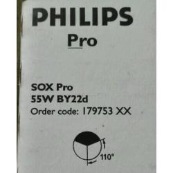 philips sox pro 55w by22d natriumlamp lage druk