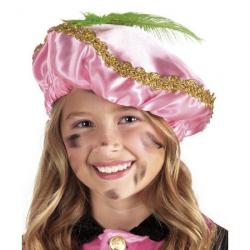 Zwarte Piet verkleed baret paars - Zwarte Piet accessoires