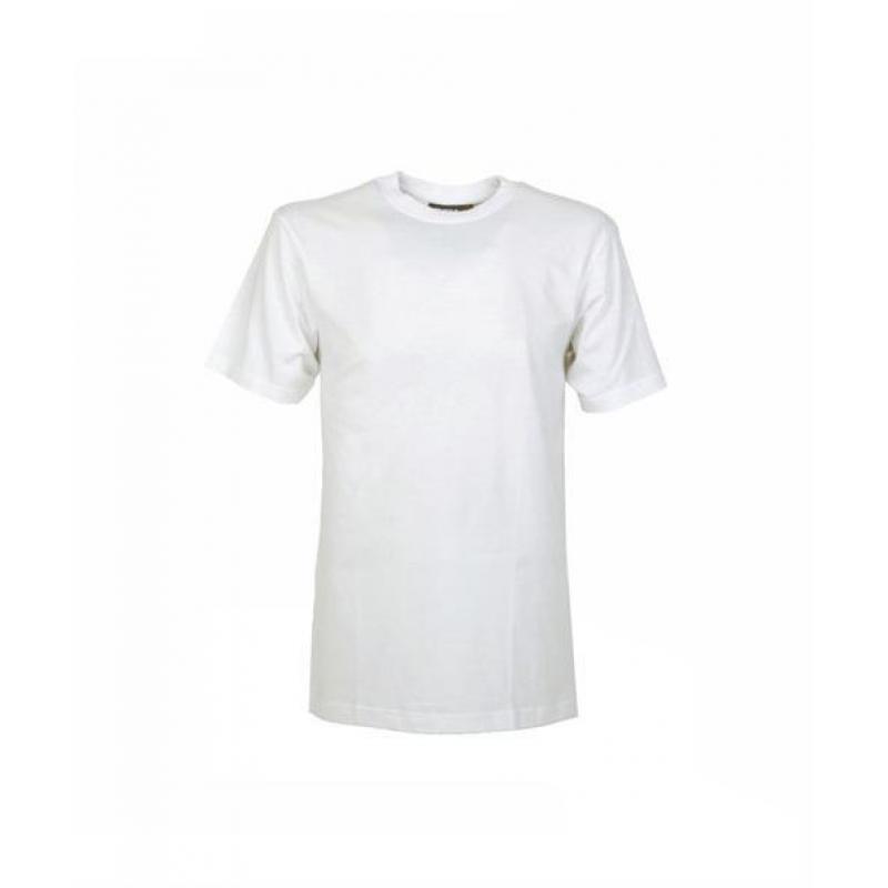 T-Shirt in grote maten, wit