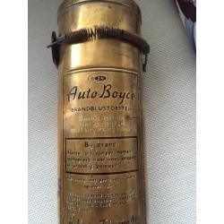 antiek brandblustoestel oldtimer Auto-Boyce jaren 30