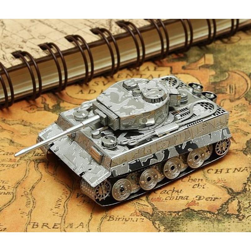 Bouwpakket Tiger Tank DIY 3D Laser Cut nieuw
