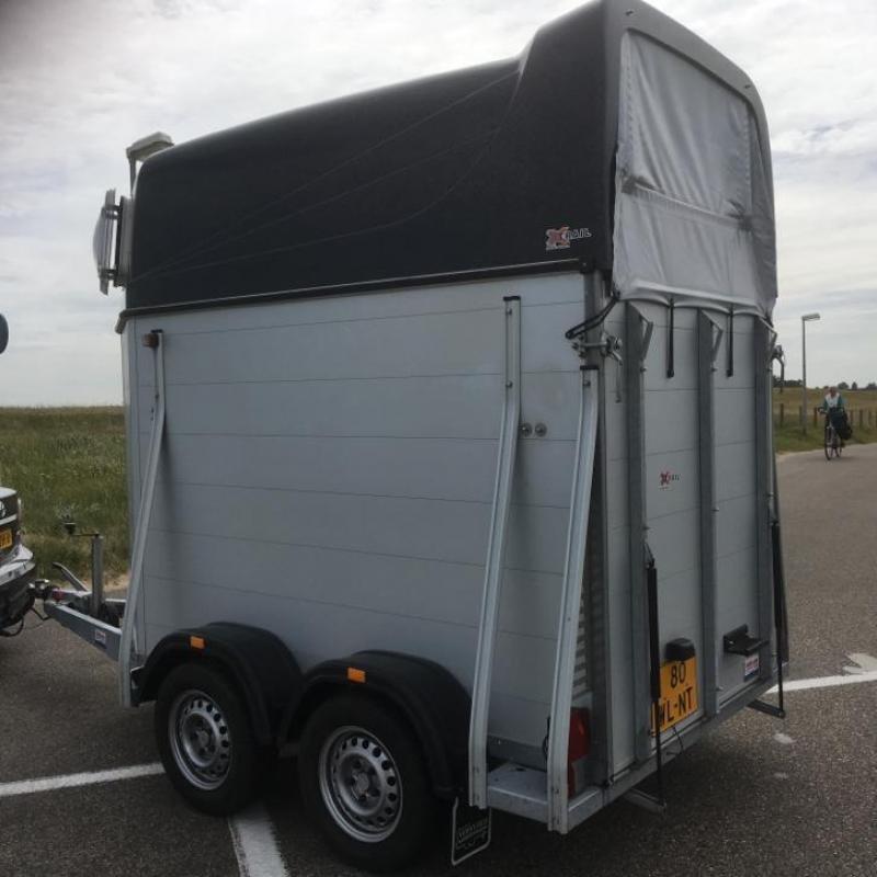 Bijna nieuwe aluminium XXtrail 1,5 paards trailer bj 2015