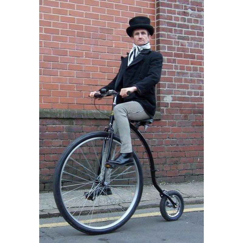 QU-AX Gentlemen Bike hoge-bi-fiets (Gratis verzending)
