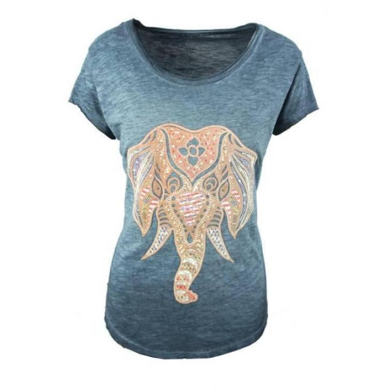 Top Elephant Blue - T-shirts & Tops