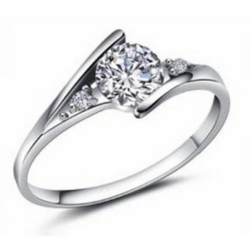 Oostenrijk Crystal Ring Zilver 8