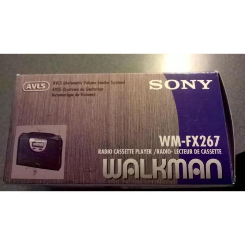 Sony WM-FX267 walkman/fmradio nieuw in doos