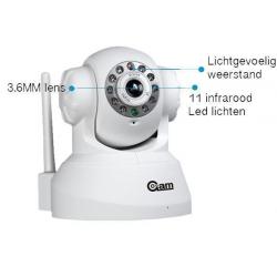 IP Camera - Viewcam - Draadloze internet camera - HD - Infra