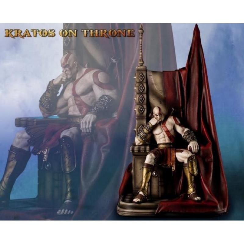 God of War: Kratos on Throne Statue (Merchandise)