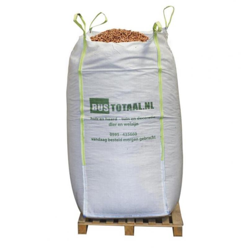 Bruine Hout Pellets | Big Bag 1000 Kg | Incl verzenden