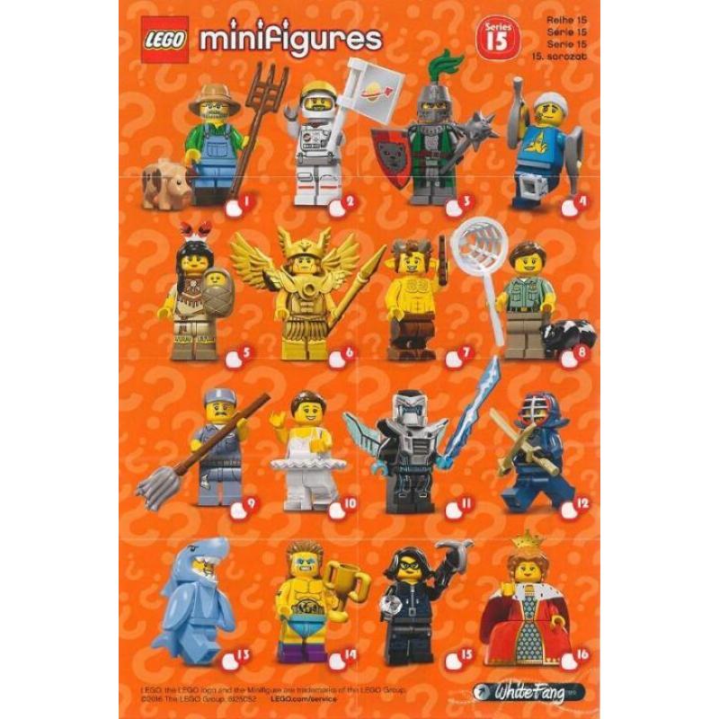 Lego minifiguren minifigures Serie 15