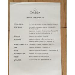 Omega horloge catalogus, met prijslijst 1982-1983 Nederland