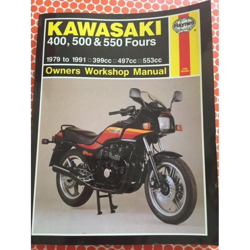 Werkboek - manual Kawasaki 400,500 & 550 fours