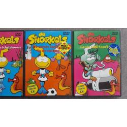 4 dvd's van de Snorkels