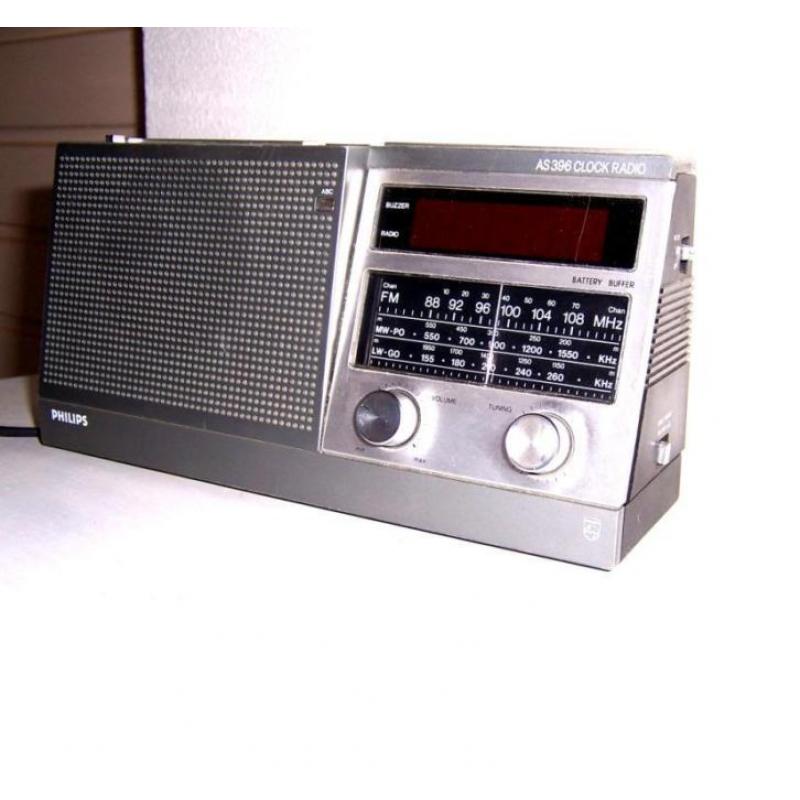 Vintage Philips clockradio [N379.0214H]