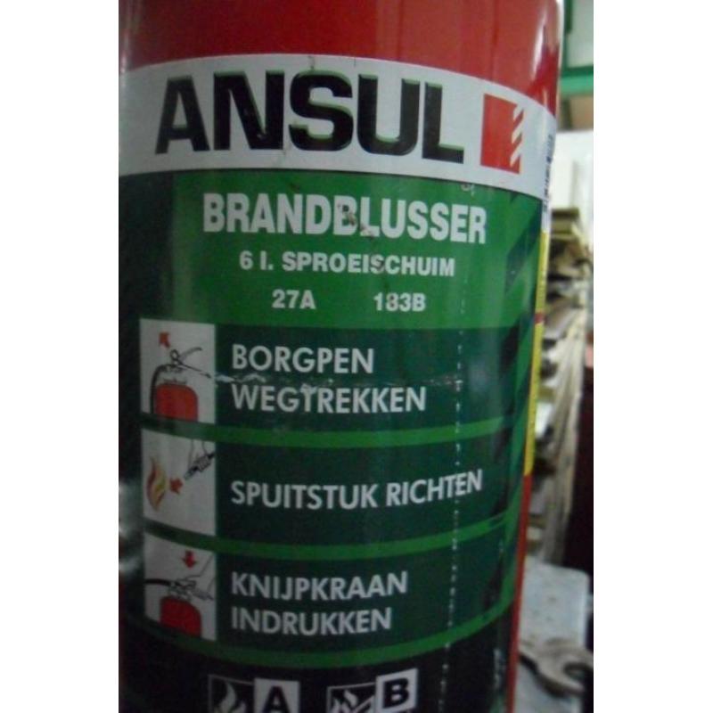 Brandblusser, 6 liter, sproeischuim (a12)44