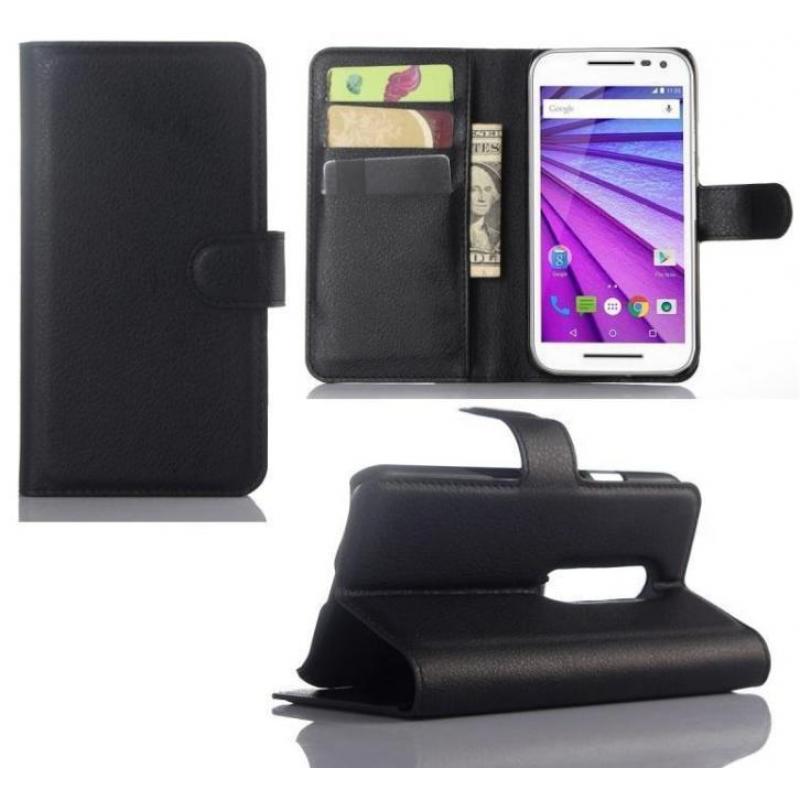 Celtex wallet hoesje zwart Motorola Moto X Style