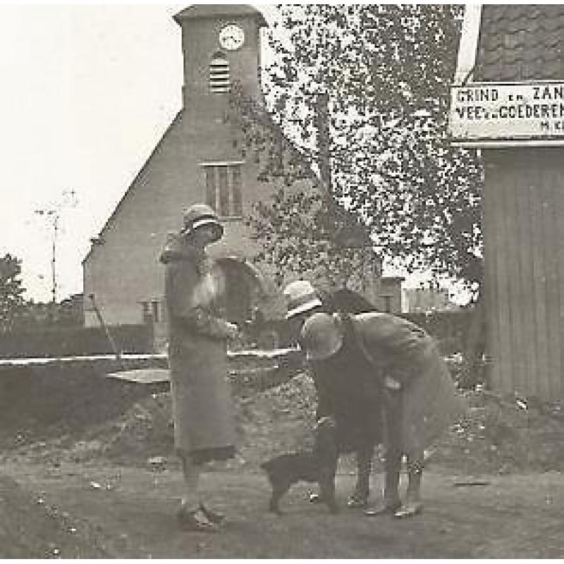 Foto grind- zandhandel goederenvervoer H.Kapteijn ca 1928
