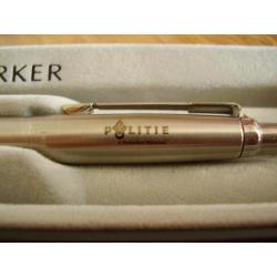 Parker pen politie corps rijnmond (uniek)