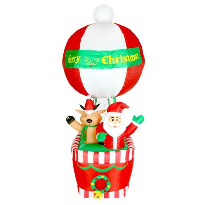 Combivoordeel!! Kerstboom Incl. Led's & Kersman In Ballon!!!