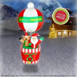 Combivoordeel!! Kerstboom Incl. Led's & Kersman In Ballon!!!