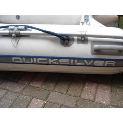 quicksilver 270,rubberboot,honda , 5 pk, 4 takt