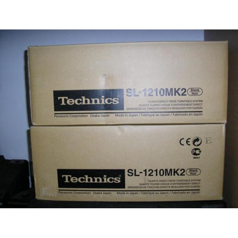 technics 2x sl-1210mk2 nieuw in de doos