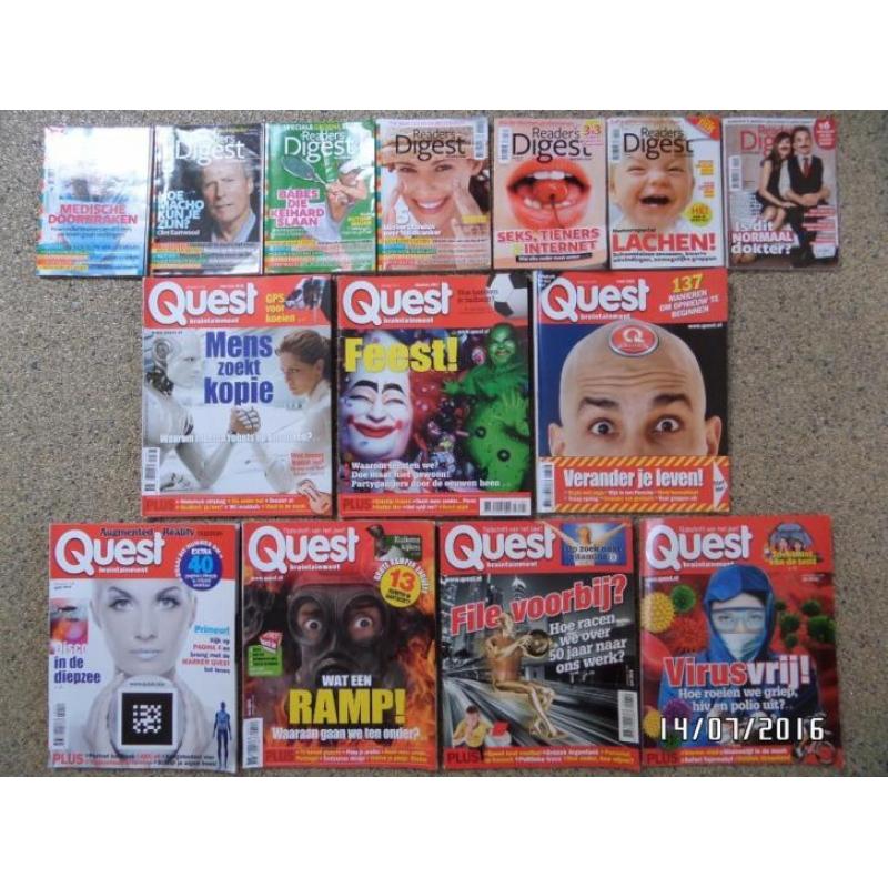 quest, readers digest