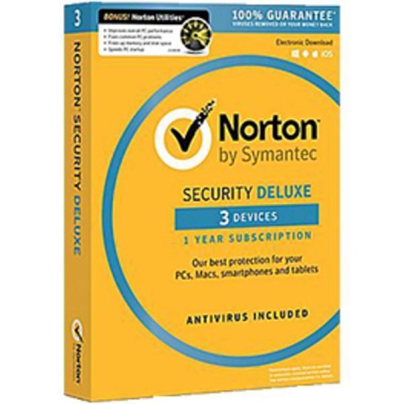 Norton Security Deluxe 3-Devices 1 jaar