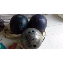 3x bowlingbal hammer columbia ebonite hammer 7 kg duim 28